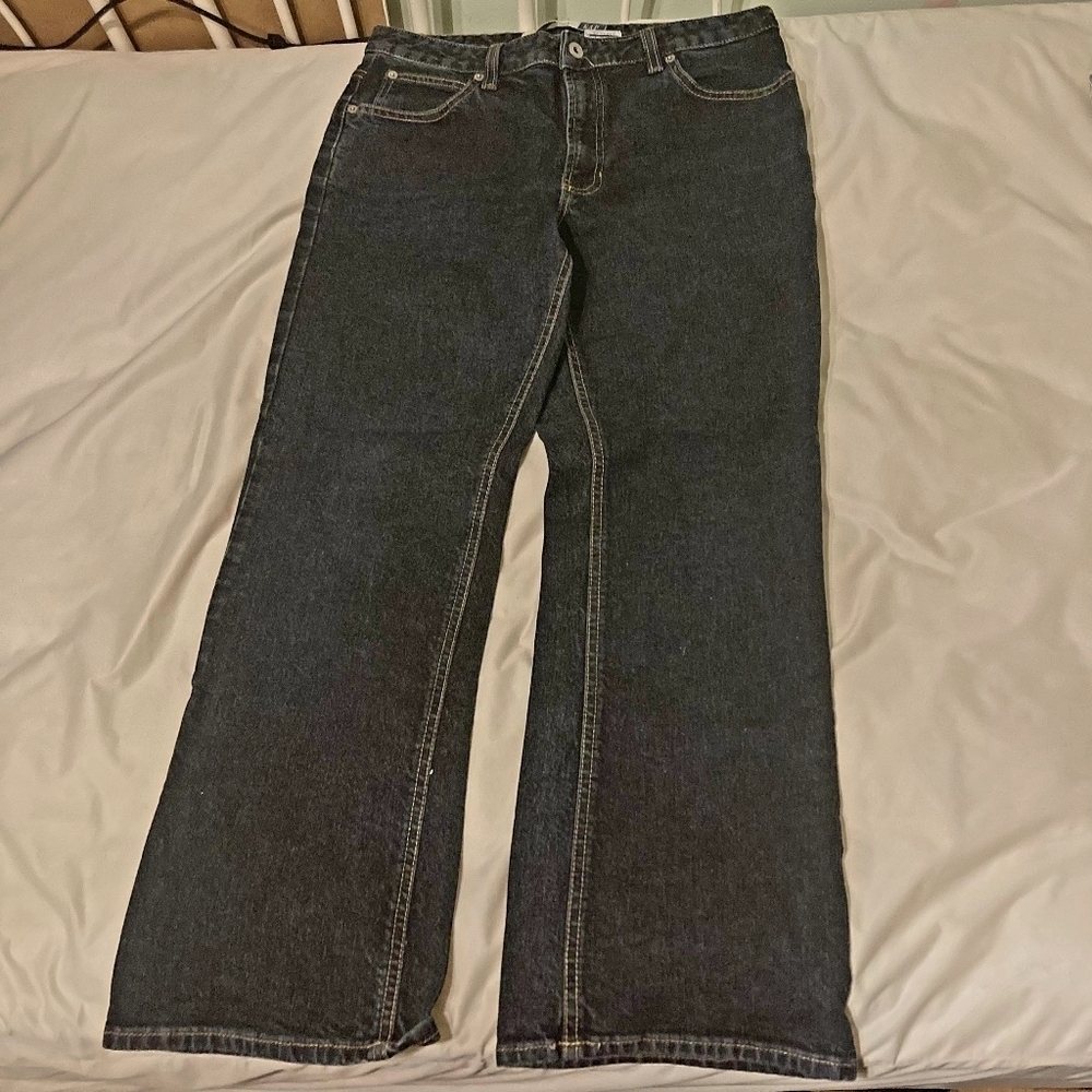 Gap Boot Cut Ankle Stretch Dark Wash Denim Blue Jeans Women's Size 12 Pant EUC